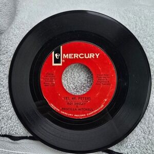 Roy Drusky Priscilla‎ Mitchell Yes Mr Peters 45 RPM Vinyl 7 Single Mercury 72416